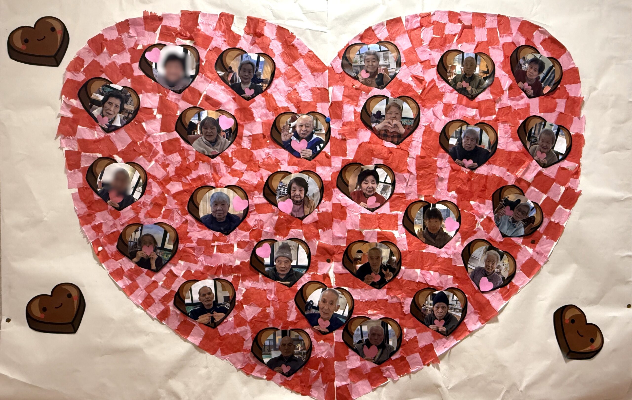 ２月　壁画作り